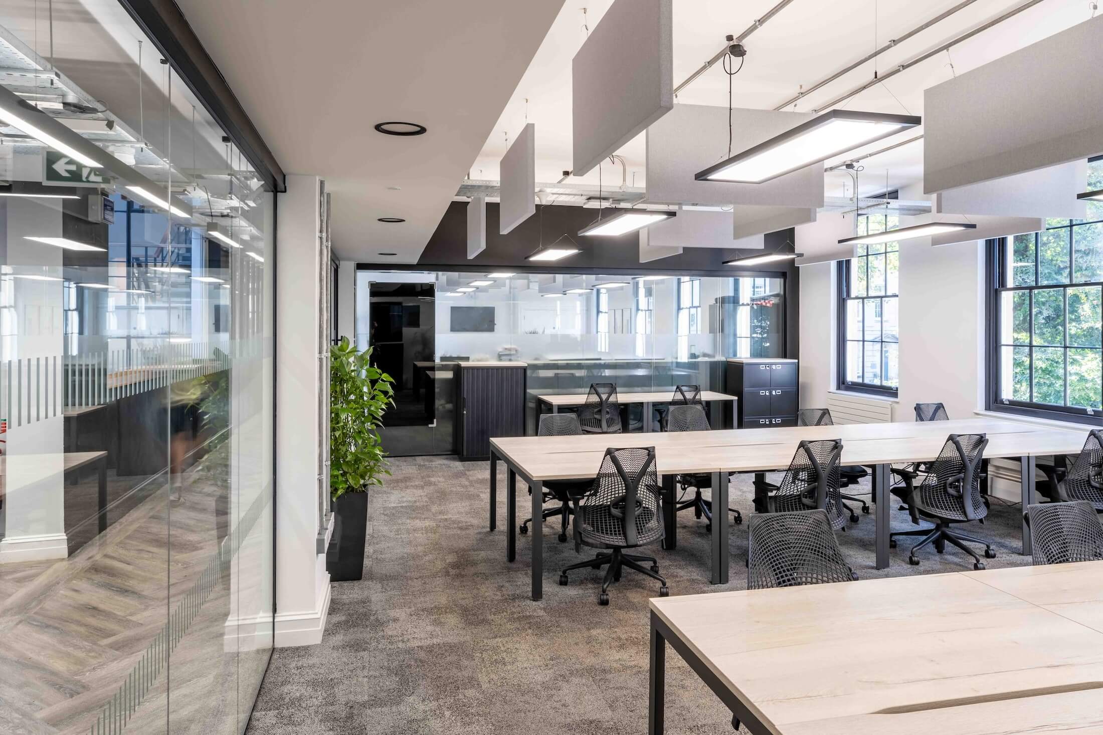 Modern multi-floor Bristol office interior