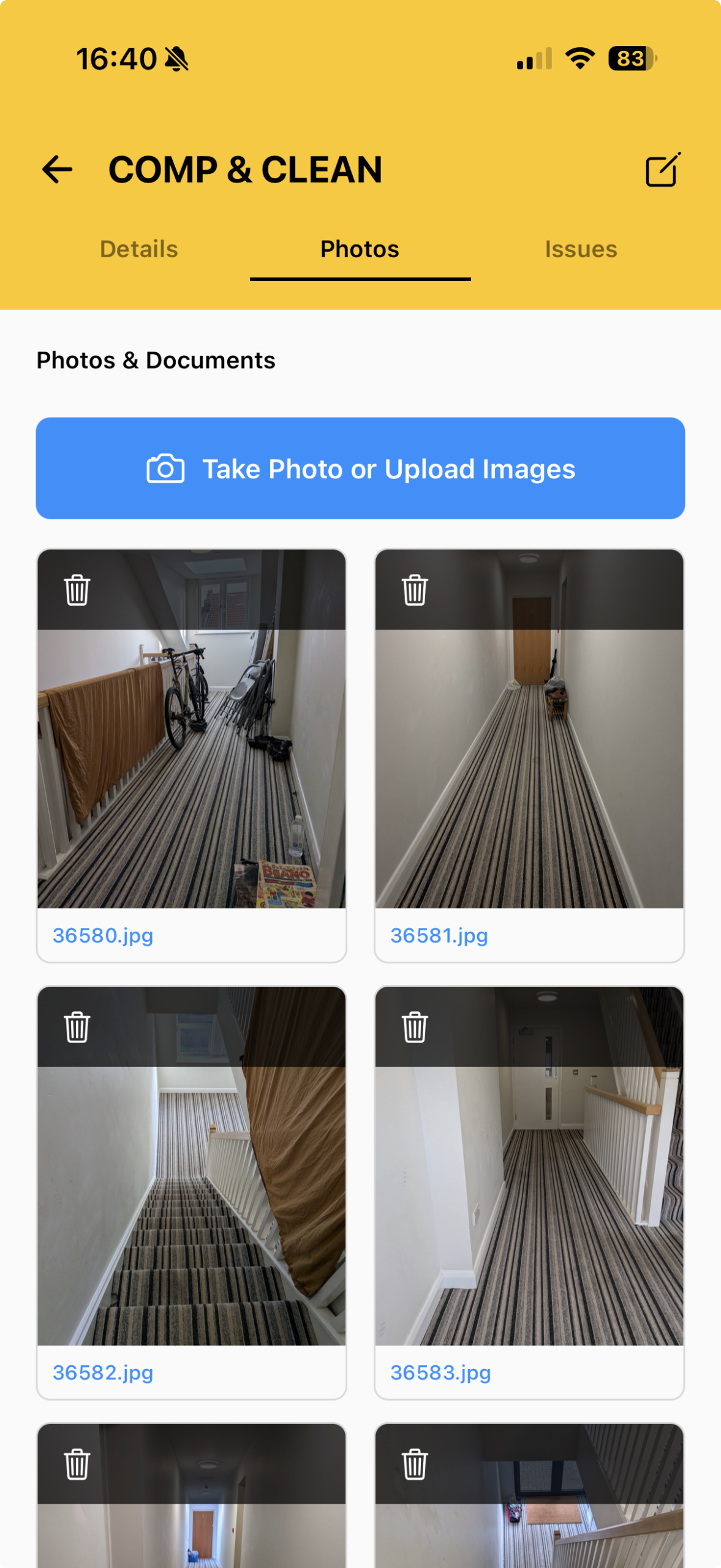 XOTA client portal screenshot